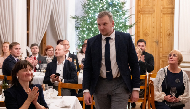 Aasta inseneri olulise tiitli pälvis Eesti Lennuakadeemia nooremteadur Siim Heering.