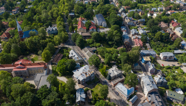 Kreutzwaldi tänav droonilennult