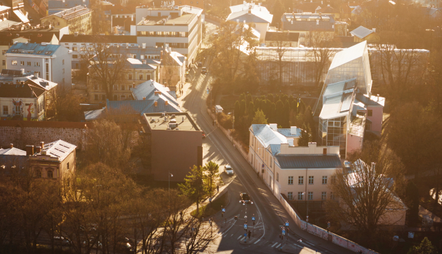 Lai tänav droonilennult