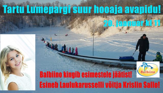 Lumepargi plakat