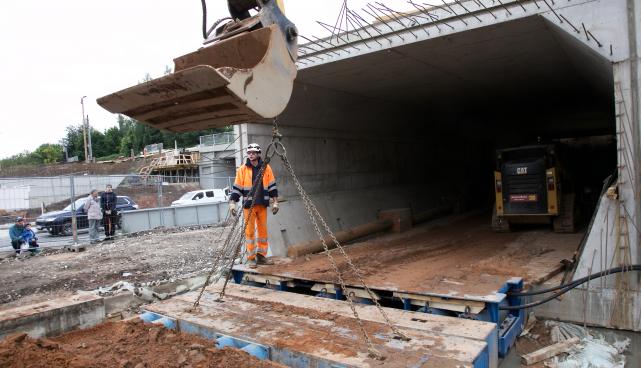 Construction of the Riia-Vaksali intersection 