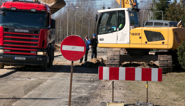 Kirsi ja Kesk tänaval piiratakse sel nädalal liiklust