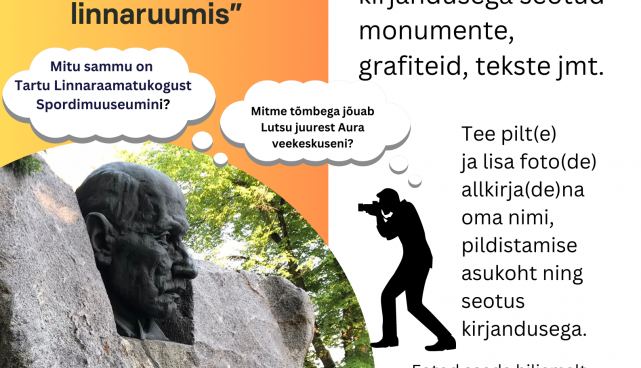 Linnaraamatukogu kutsub liikudes linnaruumist kirjandust avastama
