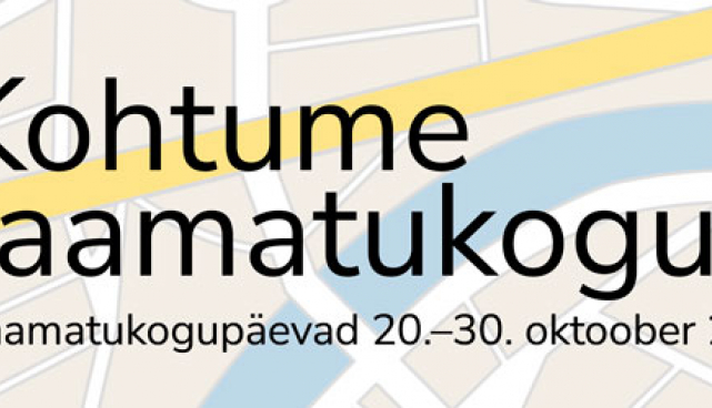 Raamatukogupäevad kutsuvad kohtumistele raamatukogus