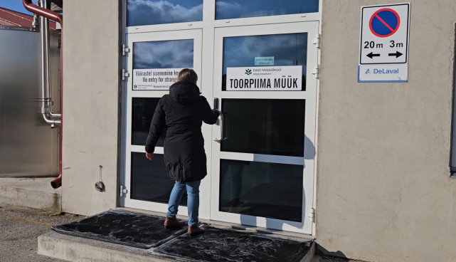 Eesti Maaülikooli toorpiima müügiautomaat