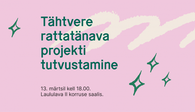Tähtvere tänava arutelu plakat