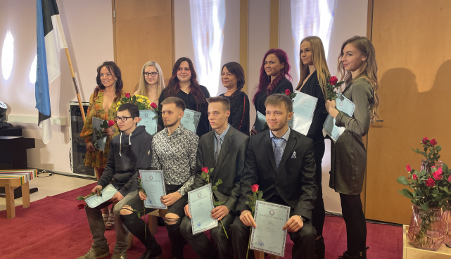 Värsked automaalri eriala lõpetajad. 