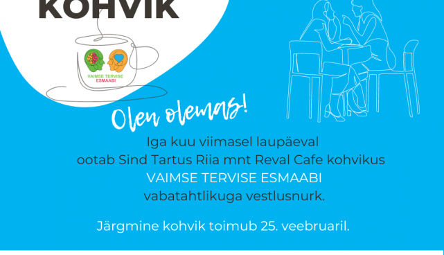 Vaimse tervise kohviku plakat