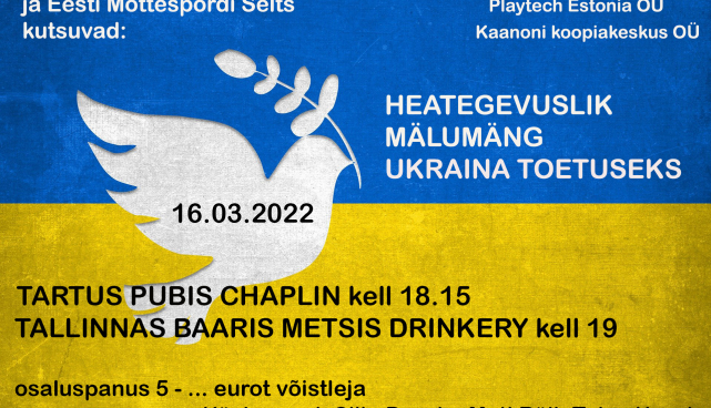 Heategevuslik mälumäng Ukraina toetuseks