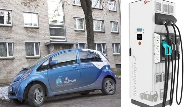 electric car rapid chargers