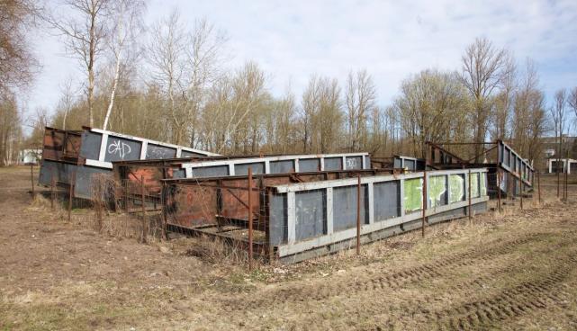 metal footbridge