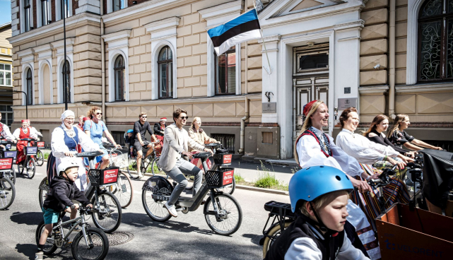 Tartu laulupeo rattasõit