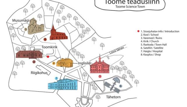 Science town map by Liina Tepand